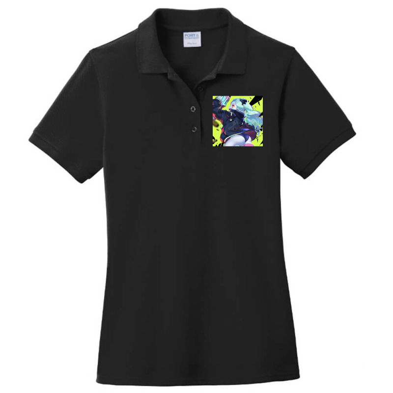 Cyberpunk Edgerunners Rebecca-mwoqs Ladies Polo Shirt by webberkyla | Artistshot