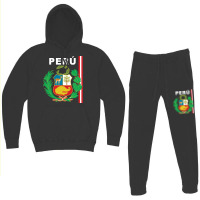 Peru Sports Style National Pride Heritage Sweatshirt Hoodie & Jogger Set | Artistshot