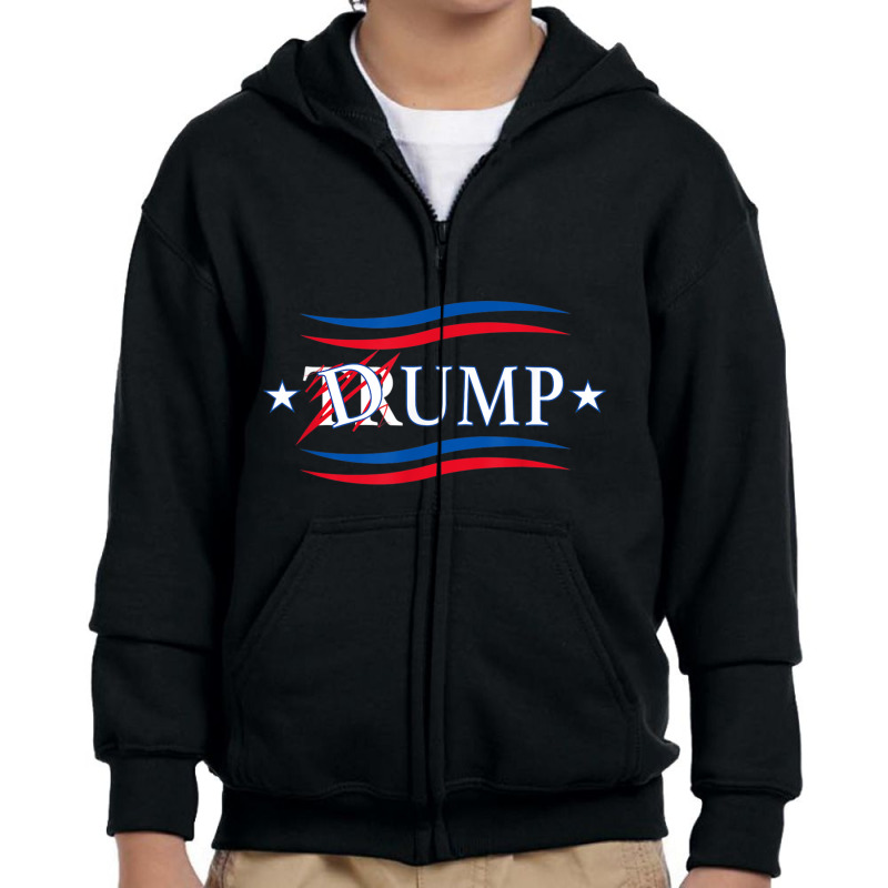 Dump Trump   Anti Trump T Shirt Youth Zipper Hoodie | Artistshot