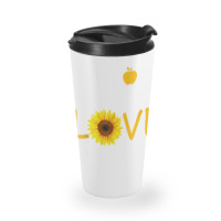 Teacher T  Shirt Teach Love And Inspire Shirt   Teacher Sunflower T  S Travel Mug | Artistshot