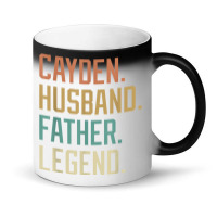 Cayden Husband Father Legend Father's Day Retro Magic Mug | Artistshot