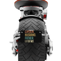 Cayden Husband Father Legend Father's Day Retro Motorcycle License Plate | Artistshot