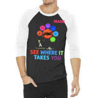 The Dot T  Shirt Funny Make Your Mark And See Where It Takes You The D 3/4 Sleeve Shirt | Artistshot