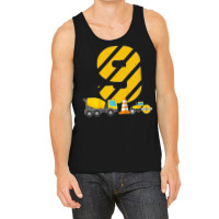 Kids 9th Birthday Boy Construction Worker Construction Site T Shirt Tank Top | Artistshot