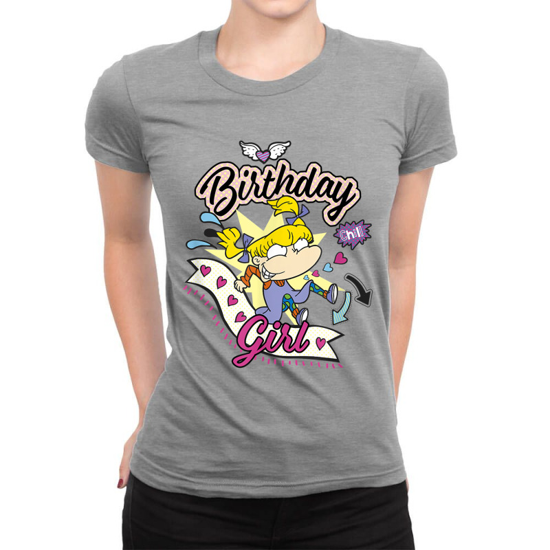 Rugrats Birthday Girl Angelica Ladies Fitted T-Shirt by fywucakoj | Artistshot