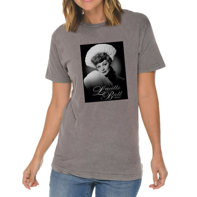 Lucille Ball, Soft Portrait Vintage T-shirt | Artistshot