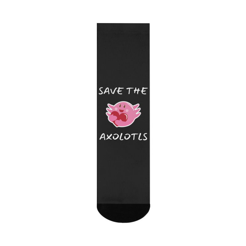 Save The Axolotls  For Animals Lovers Crew Socks | Artistshot