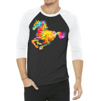 Tie Dye Horse T  Shirt T I E D Y E A B S T R A C T H O R S E T  Shirt 3/4 Sleeve Shirt | Artistshot