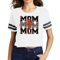 Basketball Mom Leopard Lightning Bolt Basketball Game Day T Shirt Scorecard Crop Tee | Artistshot