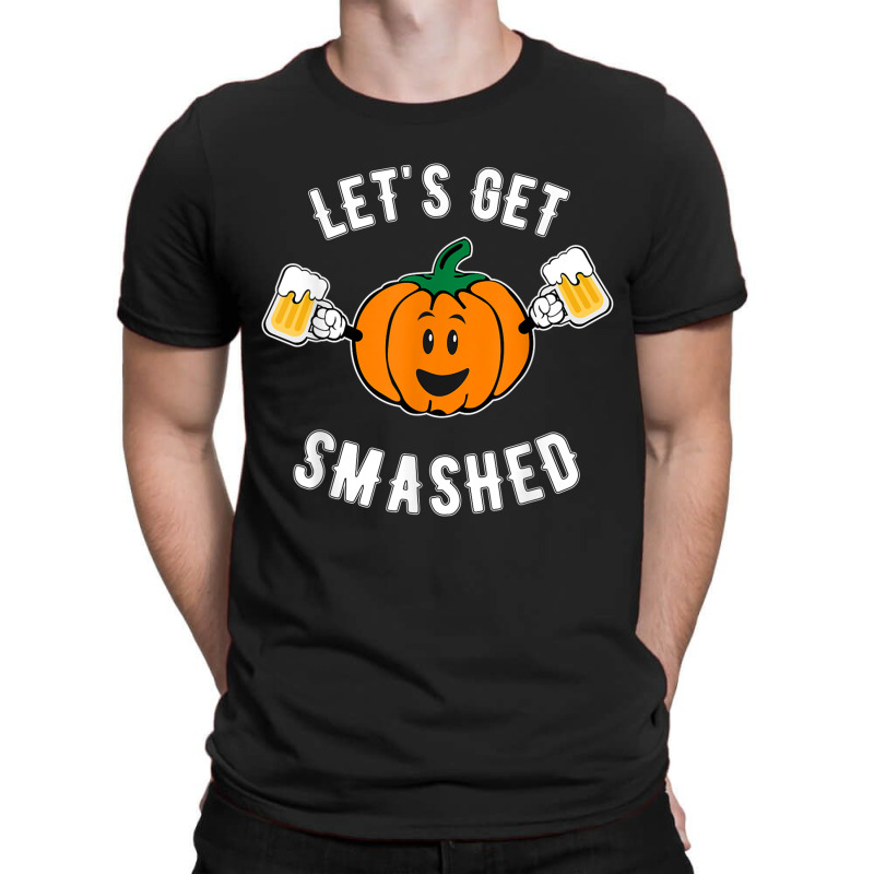 Let's Get Smashed Cute Pumpkin Beer T Shirt T-Shirt by cm-arts | Artistshot