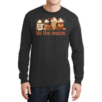 Tis The Season T  Shirt Cute Halloween Coffe Tis The Season Happy Than Long Sleeve Shirts | Artistshot