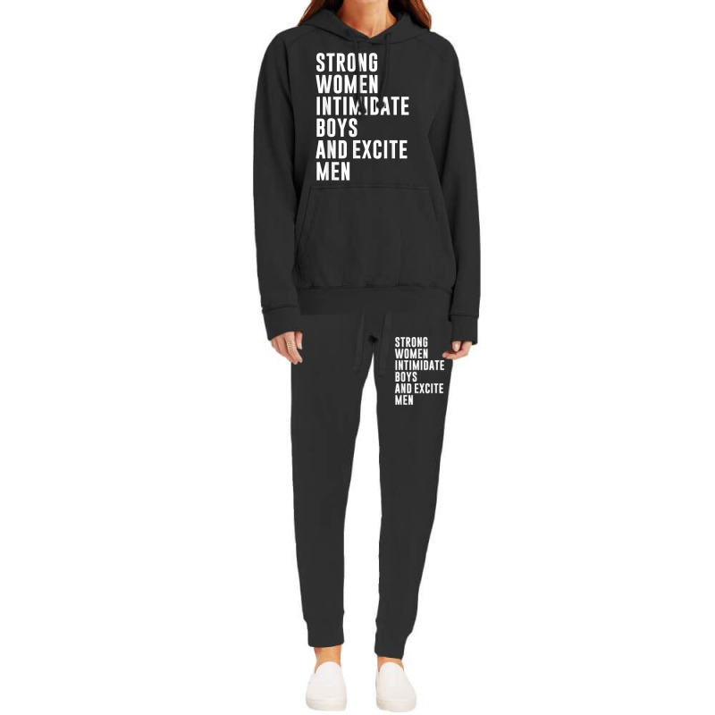 Strong Women Intimidate Boys And Excite Men Hoodie & Jogger set by cm-arts | Artistshot