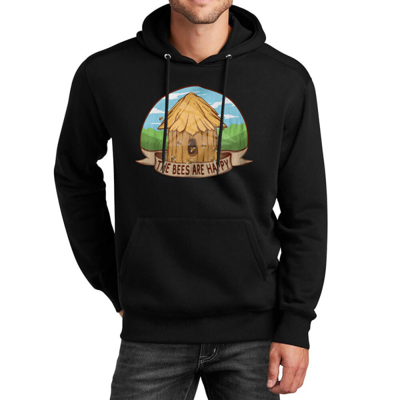 The Bees Are Happy, The Bees Are Happy Painting, The Bees Are Happy Vi Unisex Hoodie | Artistshot