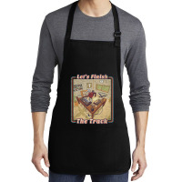 Electronic Music Producer With Synthesizer Medium-length Apron | Artistshot