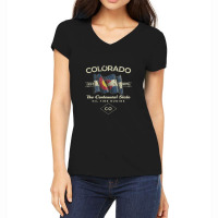 Colorado 1876, Colorado Women's V-neck T-shirt | Artistshot
