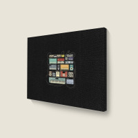 Electronic Musician Synthesizers And Drum Machine Dj 1.png Landscape Canvas Print | Artistshot