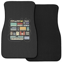 Electronic Musician Synthesizers And Drum Machine Dj 1.png Front Car Mat | Artistshot