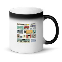 Electronic Musician Synthesizers And Drum Machine Dj 1.png Magic Mug | Artistshot