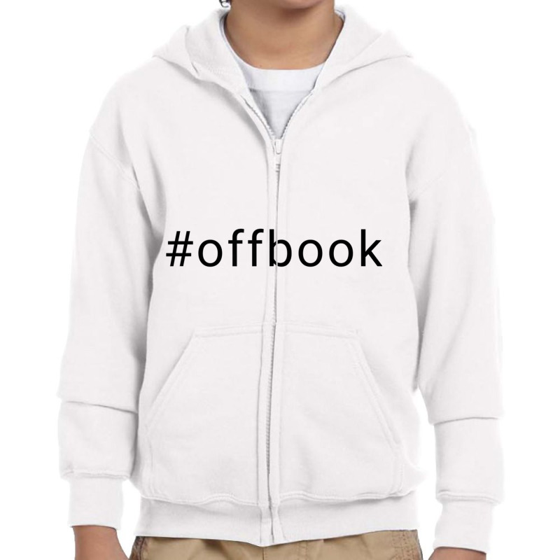 Off Book Youth Zipper Hoodie by cm-arts | Artistshot