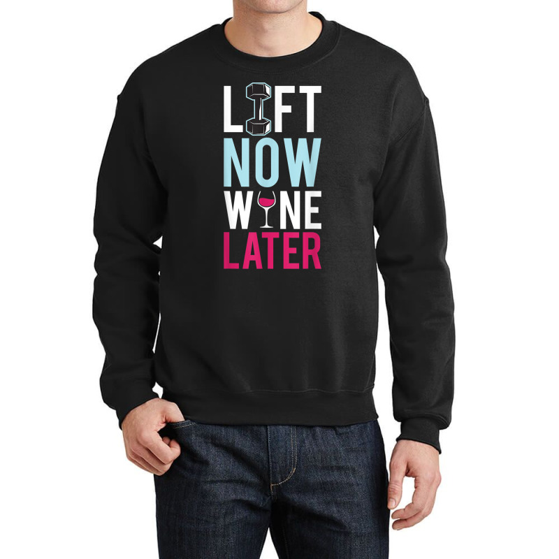 Lift & Wine Shirt Funny Work Out, Cross Train, Fitness Shirt Crewneck Sweatshirt by cm-arts | Artistshot