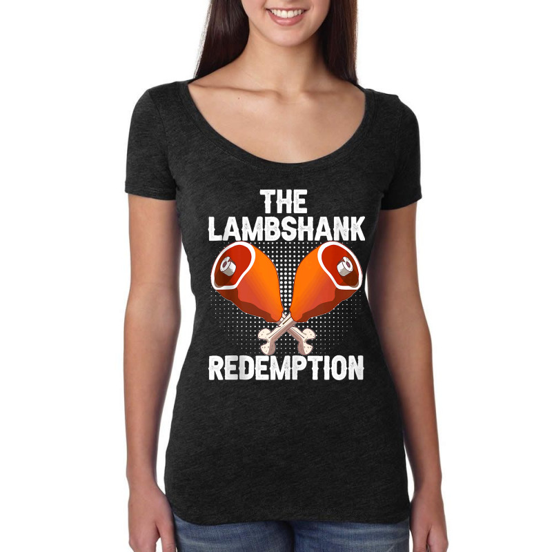 The Lamb Shank Redemption Passover Seder Plate Bitter Herbs Tank Top Women's Triblend Scoop T-shirt by DonaldGutier | Artistshot