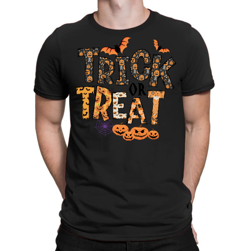 Trick Or Treat T  Shirt Funny Trick Or Treat Cute Halloween Pumpkin Co T-shirt | Artistshot