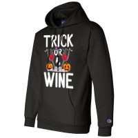 Trick Or Wine Ghost Halloween T  Shirt Trick Or Wine Ghost T Shirt Fun Champion Hoodie | Artistshot