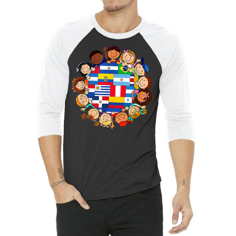 Funny Hispanic Heritage Month Kids Latina 3/4 Sleeve Shirt by Hulk | Artistshot