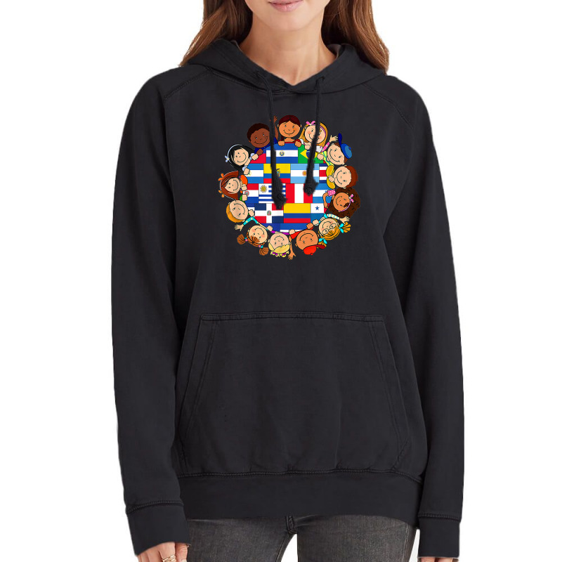 Funny Hispanic Heritage Month Kids Latina Vintage Hoodie by Hulk | Artistshot