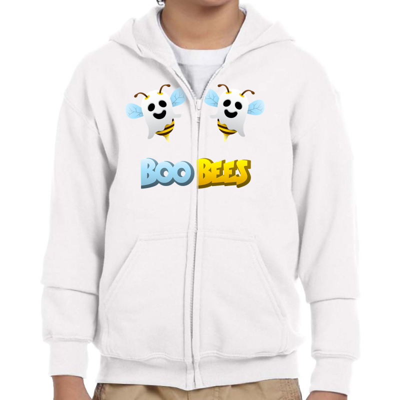 Boo Bees  Funny Ghost Boobees Halloween Costume Women Youth Zipper Hoodie | Artistshot