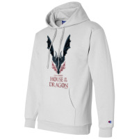 House Of The Dragon Dark Wings Spread Raglan Baseball Tee Champion Hoodie | Artistshot