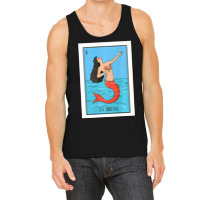 La Mermaid Lottery Gift The Mermaid Card Mexican Lottery Premium Tank Top | Artistshot