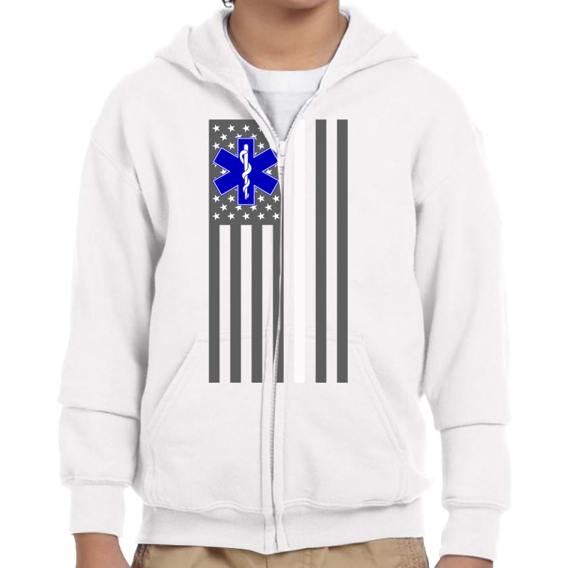 Ems Emt Emergency Medical Service First Responder Sweatshirt Youth Zipper Hoodie | Artistshot