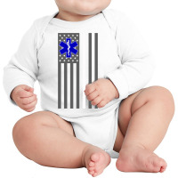 Ems Emt Emergency Medical Service First Responder Sweatshirt Long Sleeve Baby Bodysuit | Artistshot