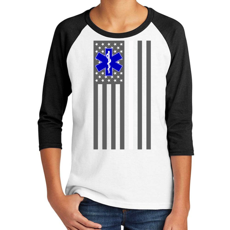 Ems Emt Emergency Medical Service First Responder Sweatshirt Youth 3/4 Sleeve | Artistshot