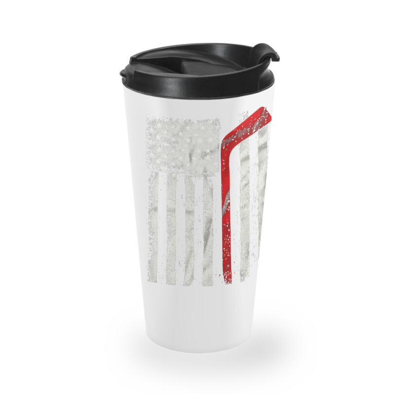 Usa Flag Hockey, American Team Hockey Usa Flag, Usa Hockey Fan, Usa Fl Travel Mug | Artistshot