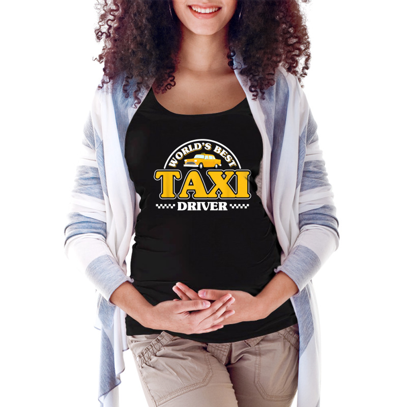 Taxicab Driver Cab Taxi Driving T Shirt Maternity Scoop Neck T-shirt by cm-arts | Artistshot