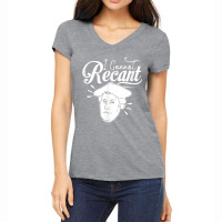 Funny I Cannot Recant Martin Luther T Shirt Women's V-neck T-shirt | Artistshot