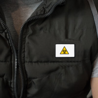 Yellow Biohazard Warning Sign Zombie Infected T Shirt Rectangle Patch | Artistshot