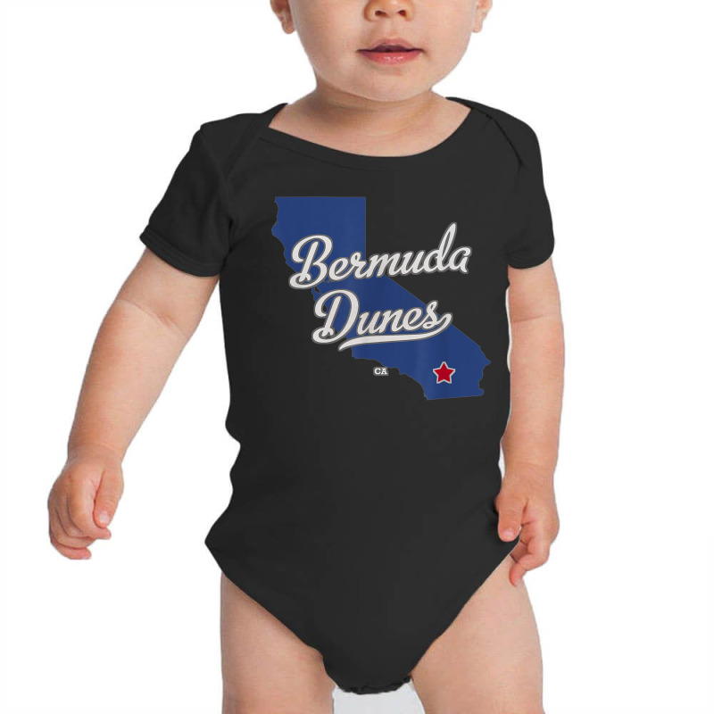 Bermuda Dunes California Ca Map Baby Bodysuit | Artistshot