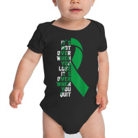 It's Not Over  Organ Donation Awareness Supporter Ribbon Baby Bodysuit | Artistshot