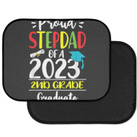 Funny Proud Stepdad Of A Class Of 2023 2nd Grade Graduate Rear Car Mat | Artistshot