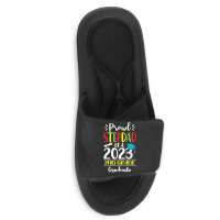 Funny Proud Stepdad Of A Class Of 2023 2nd Grade Graduate Slide Sandal | Artistshot