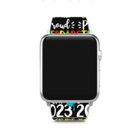 Funny Proud Stepdad Of A Class Of 2023 2nd Grade Graduate Apple Watch Band | Artistshot