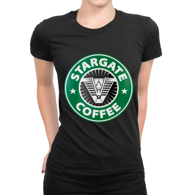 Stargate Sg1, Stargate Coffee, Coffee, Stargate, Sg1, Coffee Mug, Cera Ladies Fitted T-Shirt by SHDFGHJK | Artistshot