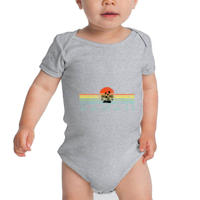 70er 80er Hawaiian Island Palm Beach  Great Hawaii Baby Bodysuit by IrisritenourQ | Artistshot