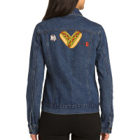 I Love Weiners Hotdogs Arrow Frankfurter Frank Sausage Bun T Shirt Ladies Denim Jacket | Artistshot