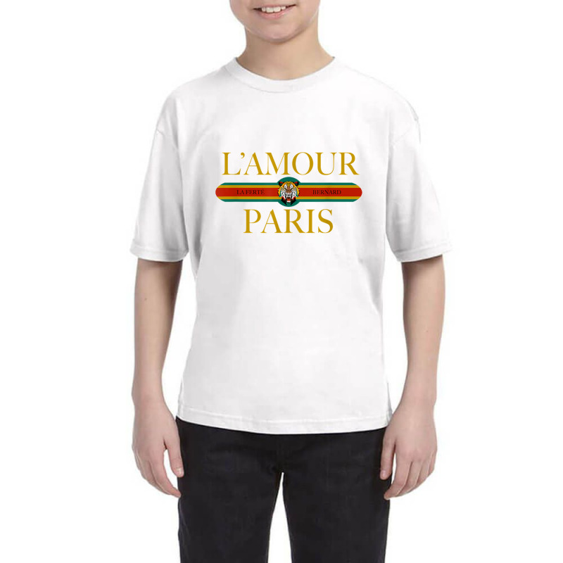 Paris L'amour   Fashion Tiger Face   I Love Paris   Retro Youth Tee by Anitabostic | Artistshot