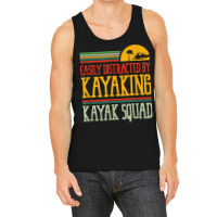 Distracted By Kayaking Canoe Paddling Kayak Tank Top | Artistshot