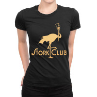 Stork Club New York, Night Club, Retro Style Apparel, Stork Club New Y Ladies Fitted T-shirt | Artistshot